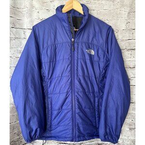 The North Face Purple Blue Puffer Jacket Zip Women's M